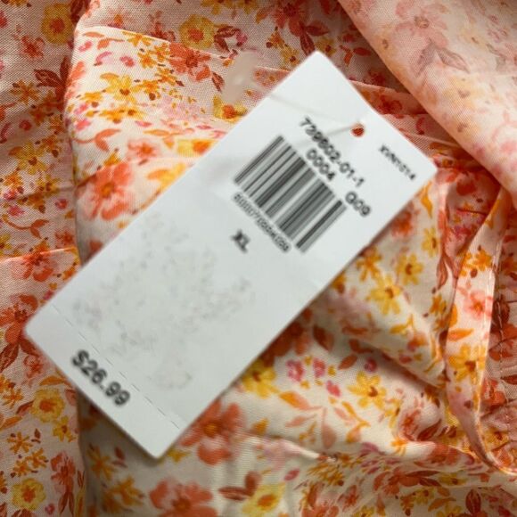 New with tags Old Navy spaghetti strap floral top size XL - Picture 5 of 7